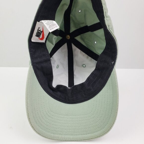 Nike Vintage Swoosh Strapback Hat Cap Taiwan Embroidered Logo U8SSH 100% Cotton - Picture 6 of 9